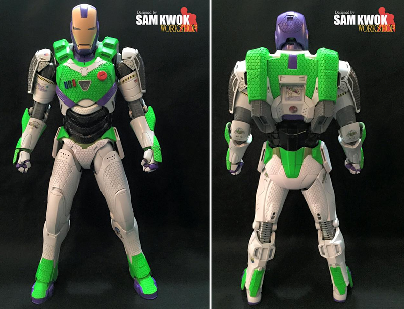 Illustration for article titled This Custom Iron Man Figure Is What a Real-Life Buzz Lightyear Would Look Like